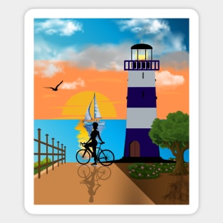 Bodie Island Lighthouse, NC Sticker